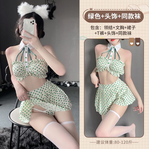 BT2582-2-情趣內衣純欲學妹制服性感文胸激情校園風百褶裙