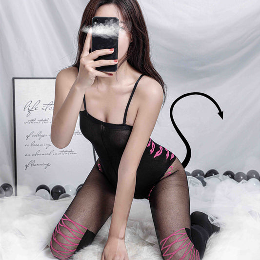 AO8850-情趣內衣女性感透明可愛誘惑連體衣