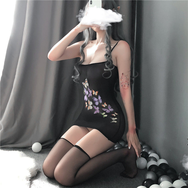 AO8890-情趣內衣絲襪連體衣性感透明緊身連體服絲襪連體絲襪情趣絲襪