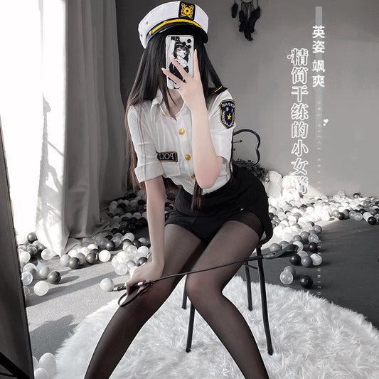 BT1018-性感情趣內衣制服誘惑純欲服裝女警套裝調情火辣床上激情