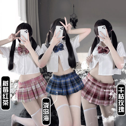 BT1007-性感JK純欲情趣內衣服校園女學生制服激情誘惑睡衣套裝