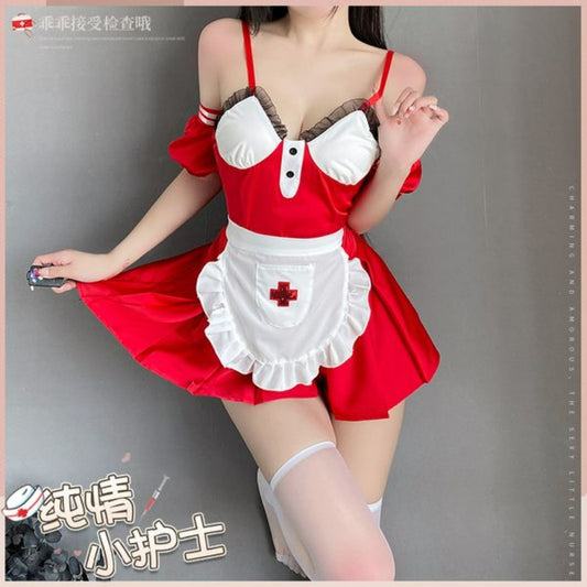 BT2634-情趣內衣女純欲護士制服誘惑性感睡衣激情套裝床上衣服