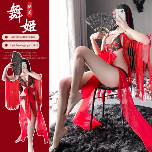 BT2460-情趣內衣性感舞姬套裝流力連體激情誘惑制女服裝