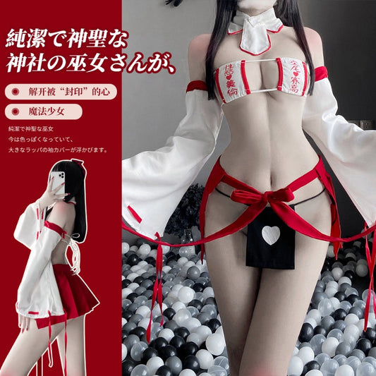 BT267-情趣內衣女式日系性感和服套裝成人制服
