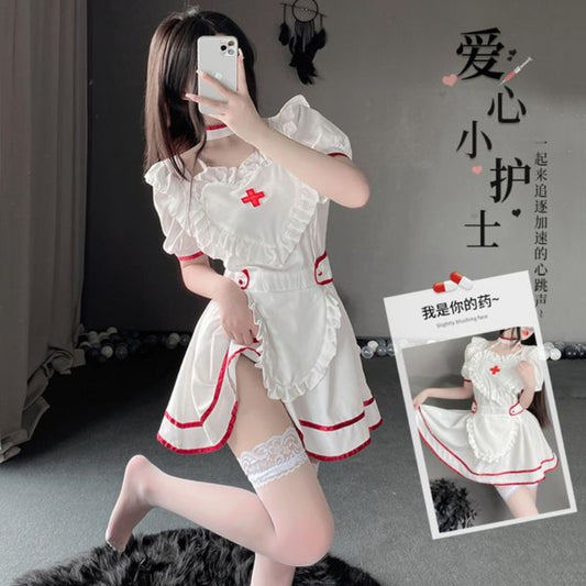 BT2537-情趣內衣女護士誘惑大碼制服性感睡衣激情套裝角色扮演