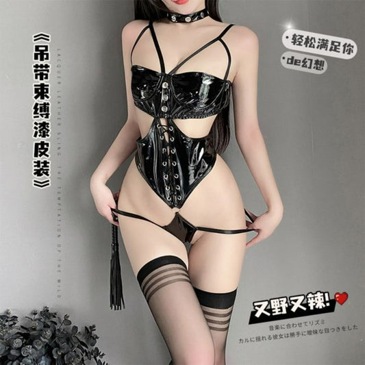 BT2623-情趣內衣女調情皮衣制服誘惑性感床上免脫火辣激情套裝