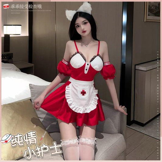 BT2634-性感內衣情趣女純欲護士制服誘惑性感睡衣激情套裝床上衣服