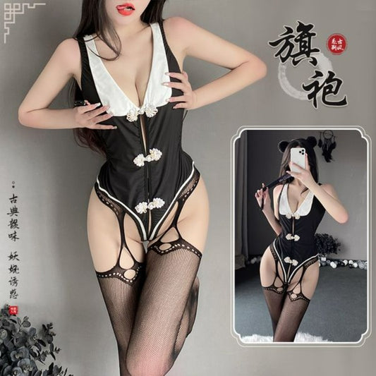 BT2644-情趣內衣性感睡衣女旗袍制服誘惑調情火辣床上激情套裝