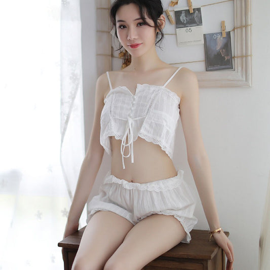 【A-1199】情趣內衣吊帶裹胸睡衣睡褲宮廷女性感一件代發