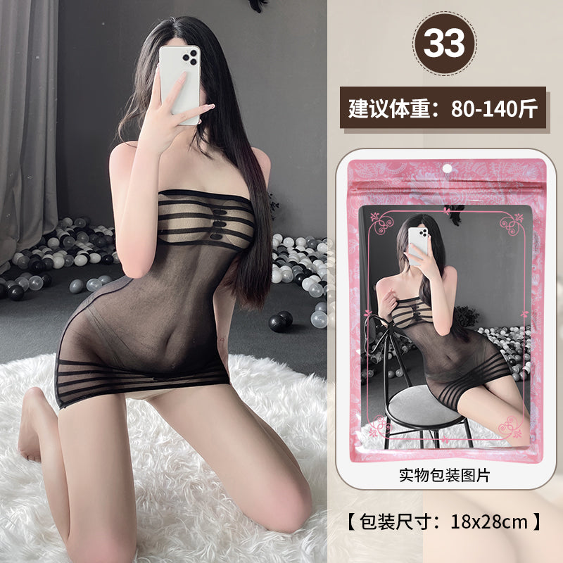 【組合系列】BO01-BO36-情趣內衣大碼性感透視鏤空網衣連體衣誘惑開檔絲襪裝