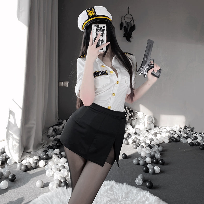 BT1018-性感情趣內衣制服誘惑純欲服裝女警套裝調情火辣床上激情