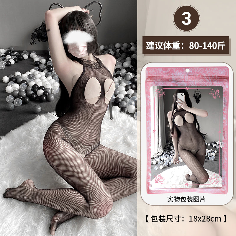 【組合系列】BO01-BO36-情趣內衣大碼性感透視鏤空網衣連體衣誘惑開檔絲襪裝