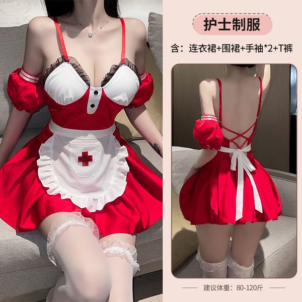 BT2634-性感內衣情趣女純欲護士制服誘惑性感睡衣激情套裝床上衣服