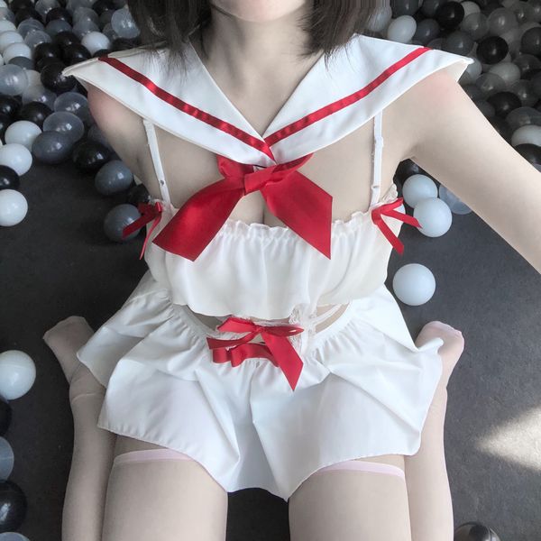 BT2391-情趣內衣女性感水手學生套裝海軍制服誘惑短裙