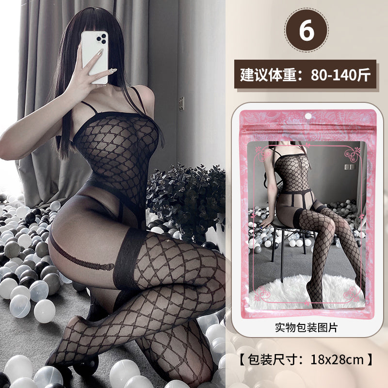 【組合系列】BO01-BO36-情趣內衣大碼性感透視鏤空網衣連體衣誘惑開檔絲襪裝