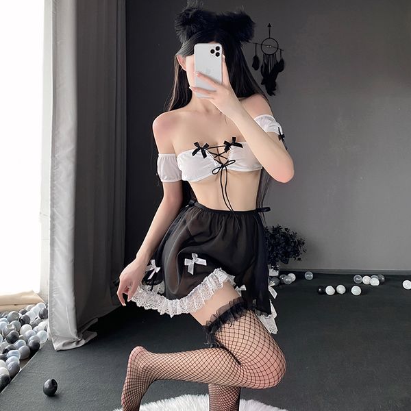 BS2670-情趣內衣性感抹胸深V睡裙挑逗誘惑床上激情裝