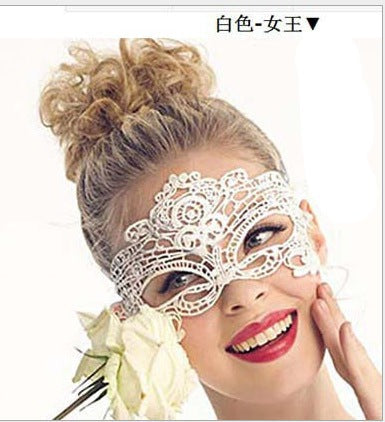 CE3025-夜店女王聚會舞會PARTY性感情趣內衣套裝蕾絲鏤空眼罩面具公主猫