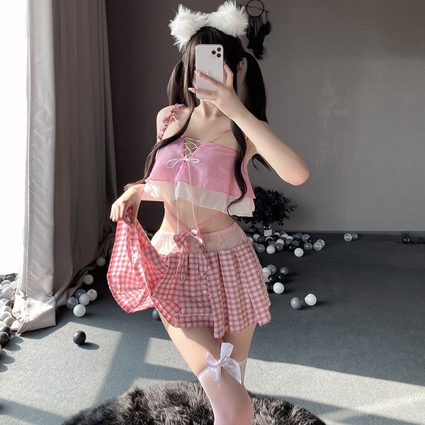 BT2636-情趣內衣激情誘惑日系可愛分體甜美學院風學生制服套裝