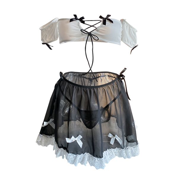 BS2670-情趣內衣性感抹胸深V睡裙挑逗誘惑床上激情裝