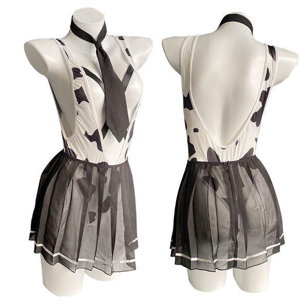 BT2678-性感內衣牛奶女僕裝調情火辣床上激情免脫女睡衣欲純服