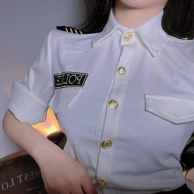 CT411-性感情趣角色扮演警詧套裝制服誘惑性感大碼胖MM內衣批發一件代發