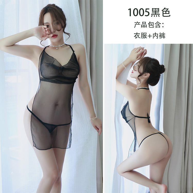 【A-1005】情趣內衣女士潘金蓮性感誘惑網紗肚兜睡衣