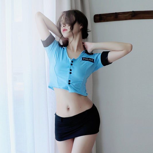 【A1272】情趣內衣女性感空姐女警制服誘惑套裝角色扮演