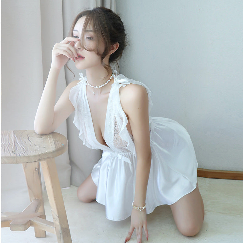 【A-1163】情趣內衣女性感內衣透視誘惑吊帶睡衣睡裙代發