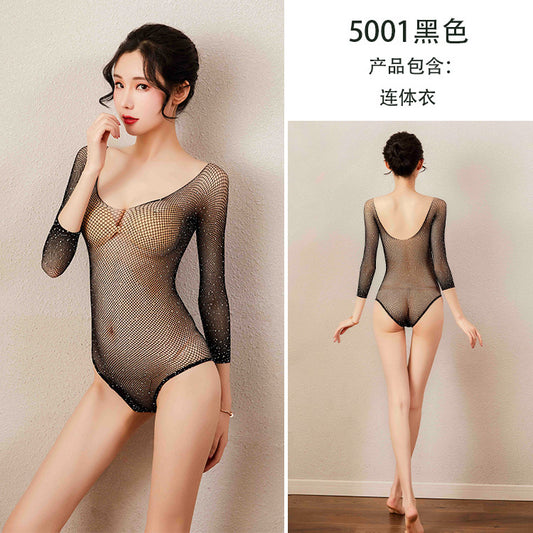 AO5001-情趣內衣性感透明誘惑情趣絲襪長夜漫漫網襪