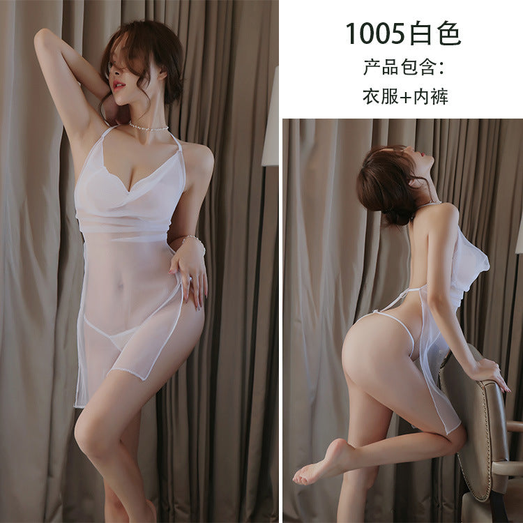 【A-1005】情趣內衣女士潘金蓮性感誘惑網紗肚兜睡衣
