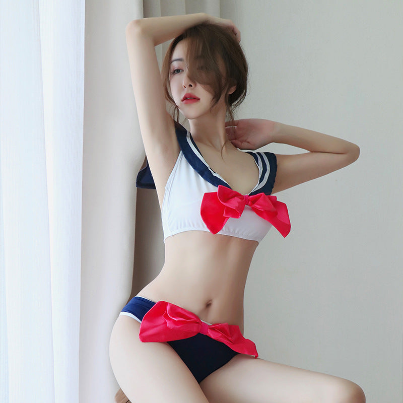 【A-1211】情趣內衣女士性感制服誘惑學生裝可愛分體睡衣套裝