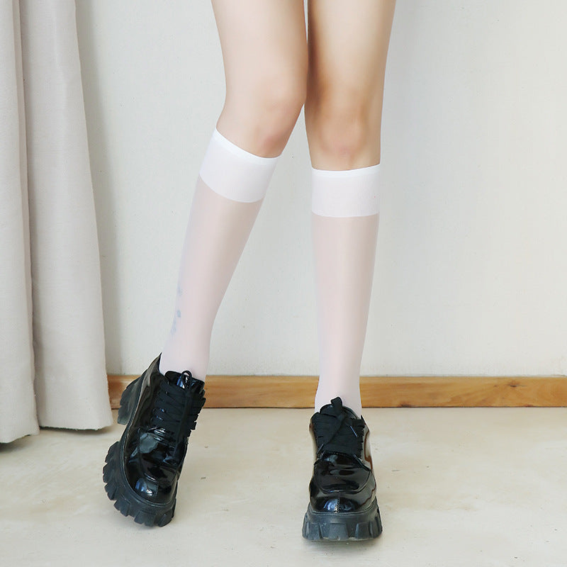 AS3095-情趣內衣性感絲襪絲襪透明小腿襪女中筒襪性感誘惑